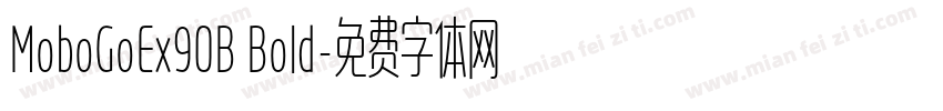 MoboGoEx90B Bold字体转换